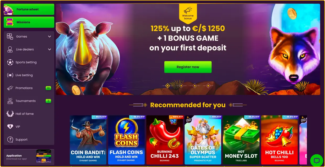 Bizzo Casino Online
